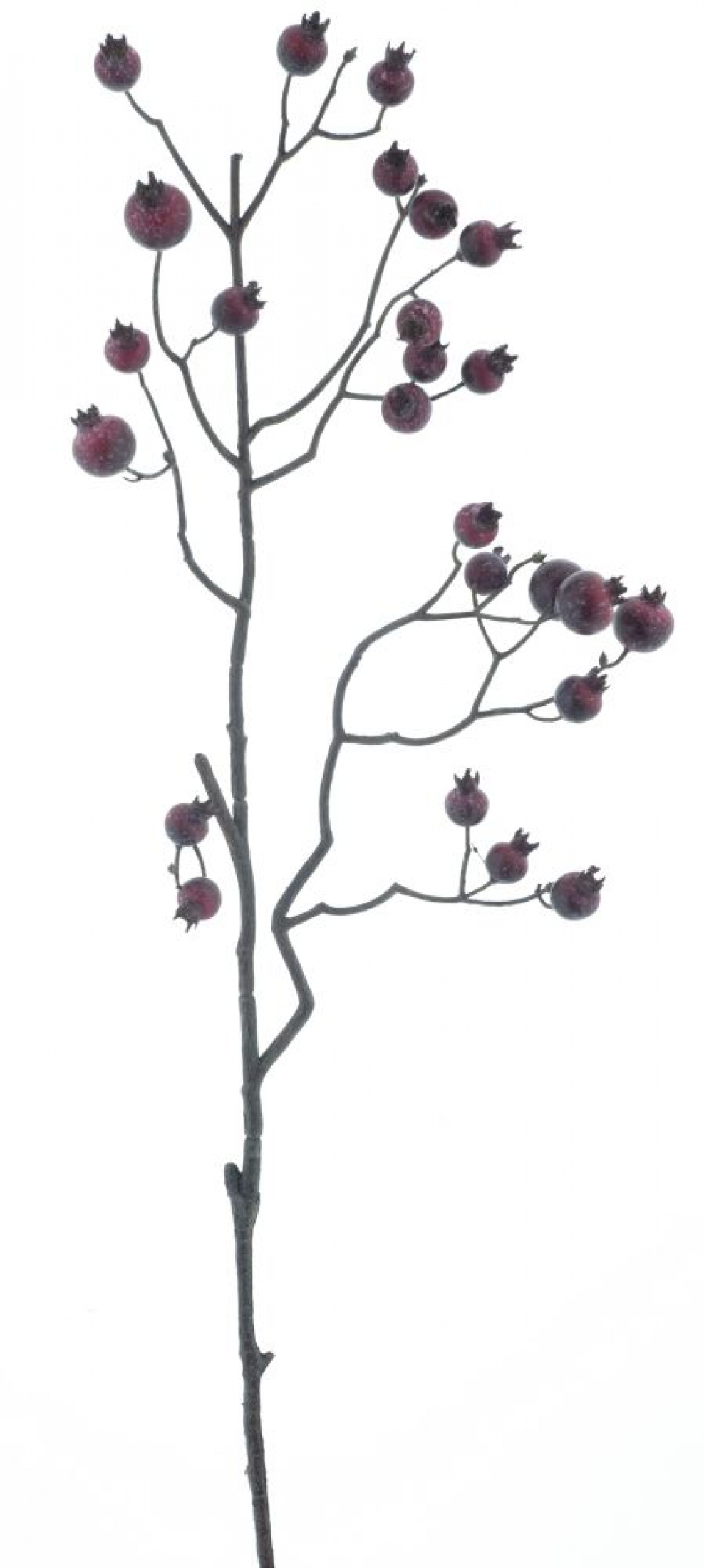 Wildbeeren-Zweig burgund ca. 85cm 72135-6
