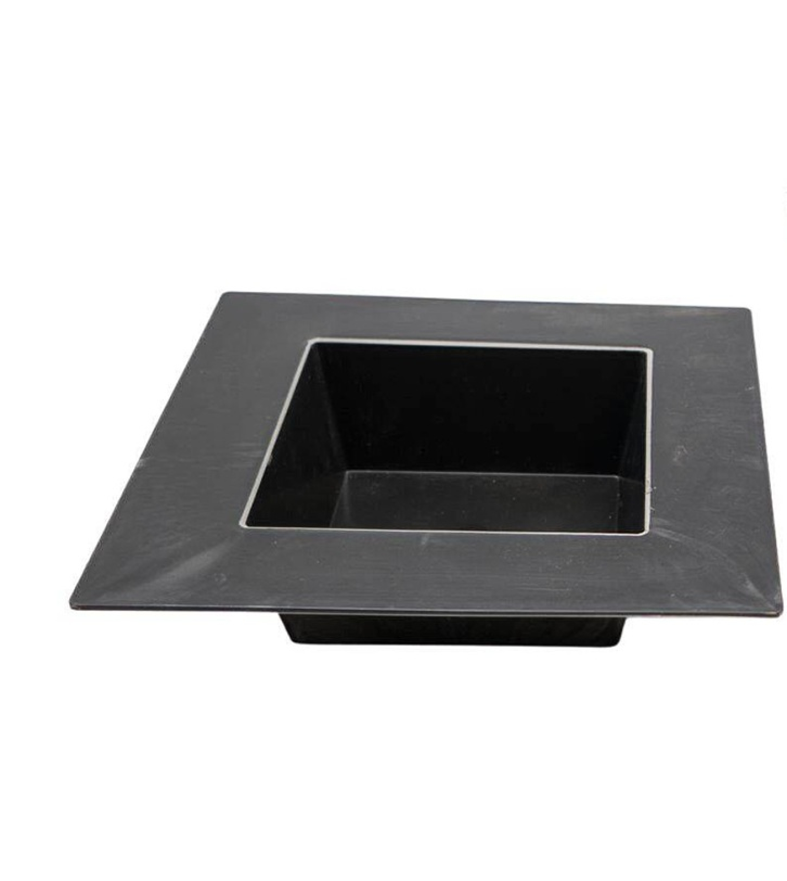 Kunststoff-Schale quadratisch L20cm B20cm H5cm dunkelgrau 728553-73