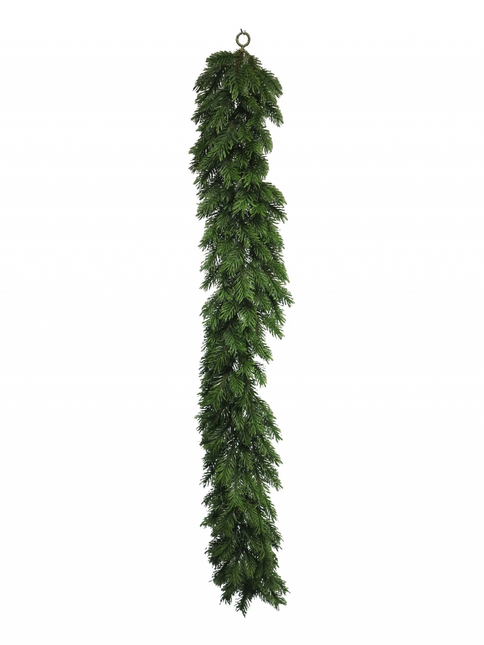 Tannen-Girlande Nisse dick rund gruen ca. 110cm 93243-1
