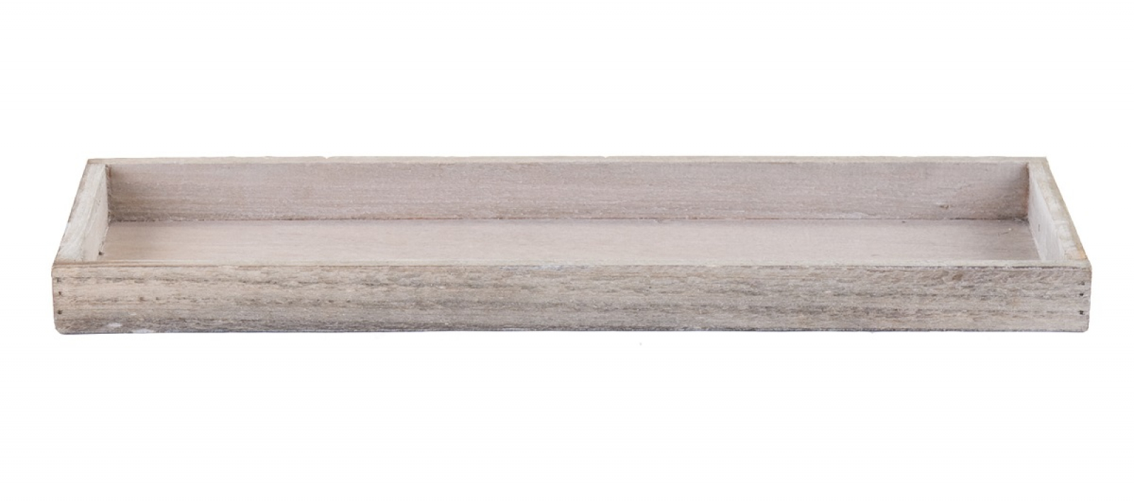 Holz-Tablett 42x14x3cm natur-gewaschen 95333-47