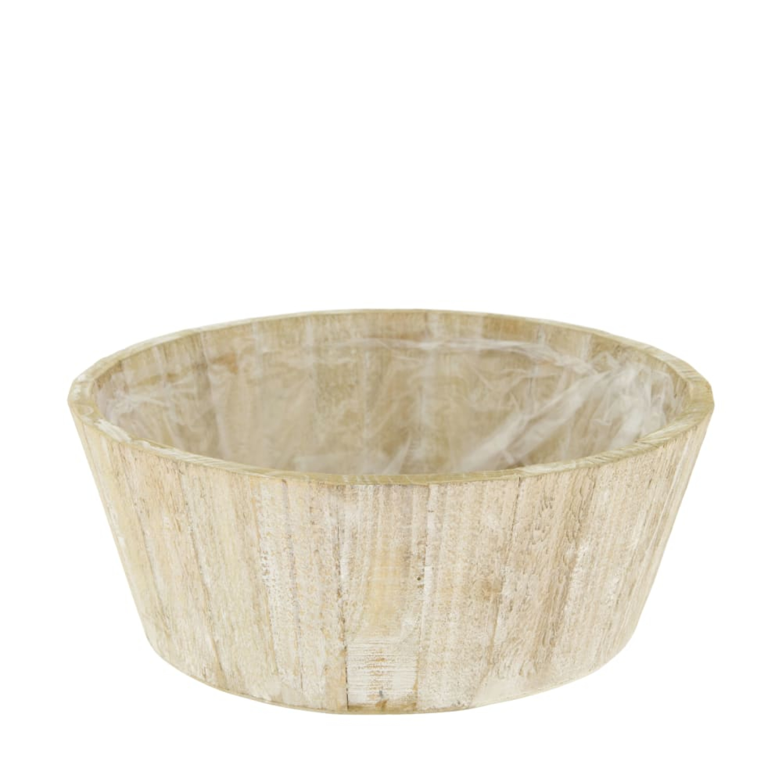 Holz-Schale rund natur/geweisst 29x29x11cm F126404