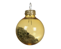 Glas-Kugeln 3cm gold Koecher 9 Stck. 015200