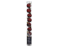Glas-Kugeln 3cm burgund Koecher 9 Stck. 015203