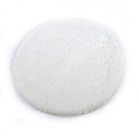 Kunstfell rund DM ca. 38cm creme 100% Polyester 88976