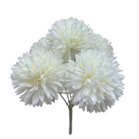 Chrysanthemen-Bund, L28cm D15cm cremeweiss 120810-12