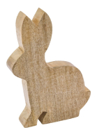 Mangoholzhase, natur 6,5x3,5x10,5cm 12401066