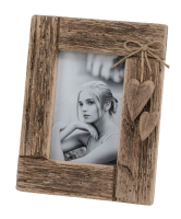 Holzfotorahmen, natur stehend, 18x2,5x23cm 12602187