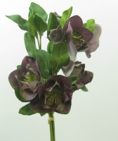 Christrosenbund x3, 35cm violett 130082-57