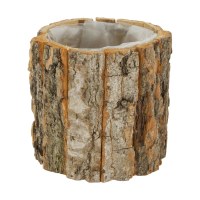 Holz-Pflanztopf ca. 12x12x12cm natur 131096