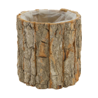 Holz-Pflanztopf ca. 15x15x15cm natur 131097