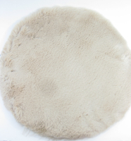 Kunstfell beige DM ca. 38 cm 15606