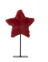 Pluesch-Stern z.Stellen rot ca. 18 x 4 x 28 cm H 23665