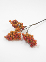 Beerendoldenpick ca. 20cm Kt.m. 12 Stck. orange 2686-09