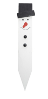 Holz-Schneemann Stecker weiss ca. 49cm 34HOW50