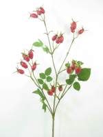 Hagebuttenzweig, 67cm rot 520032-26