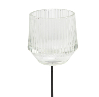 Glas auf Stab z. Stecken DM7x8+7cm 56GLA38
