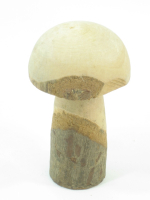 Holz-Pilz, stehend H12cm natur 612973-13