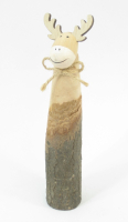 Holz-Elch, D5 H20cm natur 612975-13