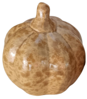 Keramik-Kuerbis L8,5xB8,5xH9 cm creme/grau 618793-12