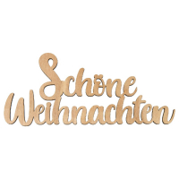 Holz-Schriftzug Schoene Weihnachten" ca. 31cm 63638-315-782"