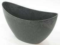 Kunststoff-Bowlenschale L24cm B10cm H14cm dunkelgrau 720804-73