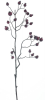 Wildbeeren-Zweig burgund ca. 85cm 72135-6
