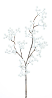 Beeren-Zweig Augusta weiss ca. 50cm 72178-0
