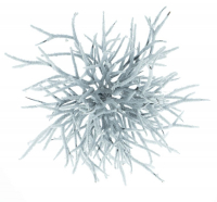 Zweig-Halbkugel beschneit ca. 25cm 72290-0