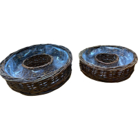 Pflanzring S/2, rund, D40/47 H8/10cm braun 730193-62