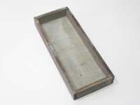 Holz-Tablett L25cm B10cm H3cm gr gewischt 760167-72