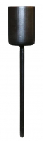 Metall-Kerzenhalter z. Stecken L9cm L3,5cm D2,3cm schwarz 800598-75