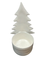 Metall-Baum f. Teelicht 7x5x10cm weiss 801411-11