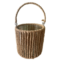 Windlicht m.Jute, D11 H11cm natur/klar 810424-13