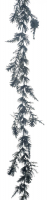 Tannen-Girlande schwarz m.Glitter ca. 177cm 97372-9
