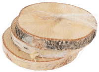 Birkenscheiben D15/12cm S2cm Netz a 3 Stueck natur 990290-13