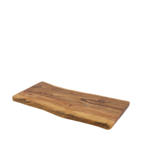 Akazientablett natur/geoelt 38x18x1.5cm F126352